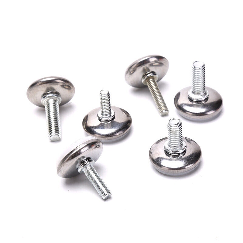 MKR Metal Furniture Legs Anti-slip Base Coffee Table Cabinet Leg Pad M6 ...