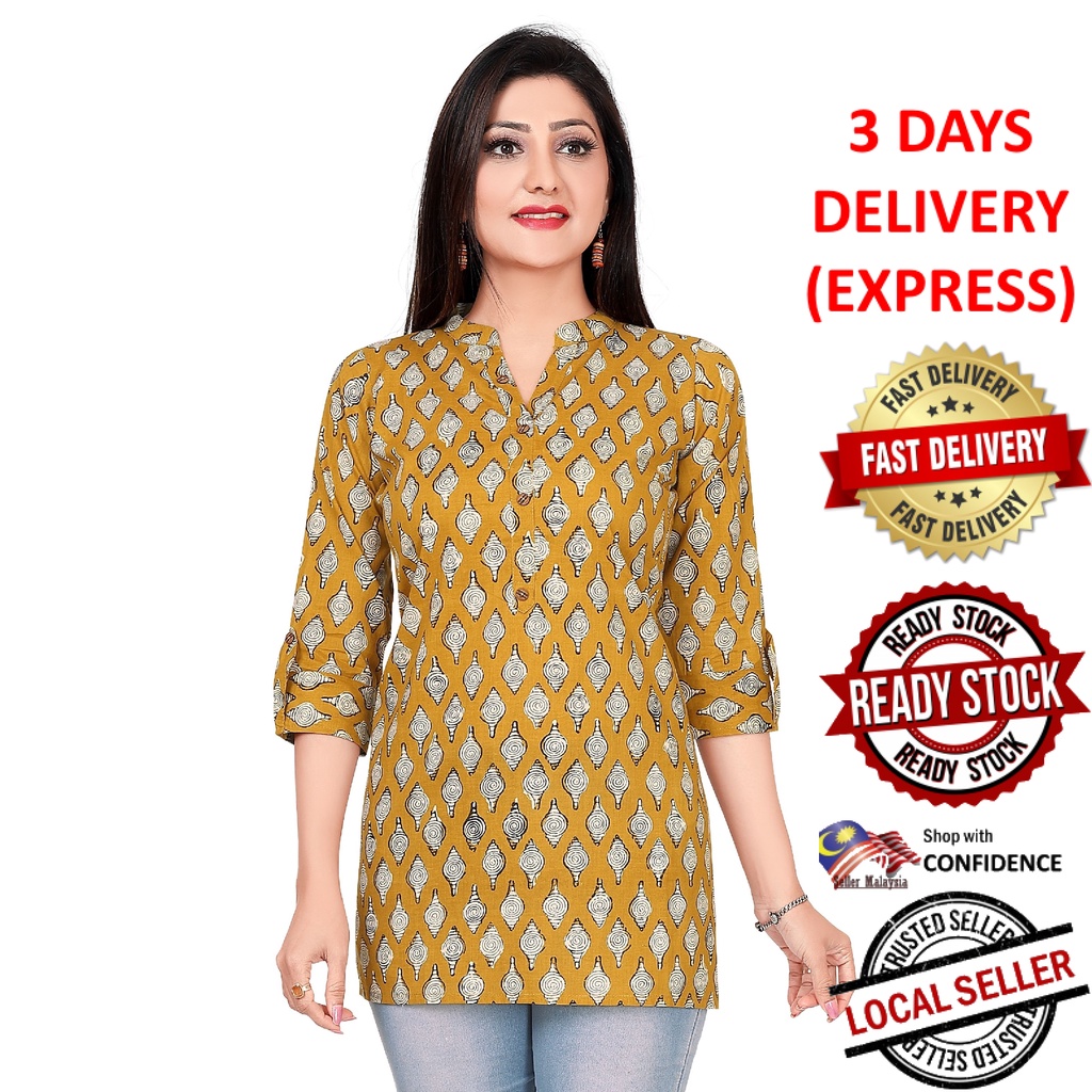 Long short outlet kurti