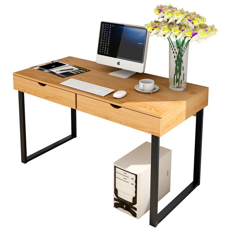 Modern Computer Desk Simple Study Table Home Office Table With Double