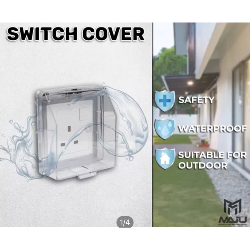 Pvc-link weather proof switch cover | Shopee Malaysia