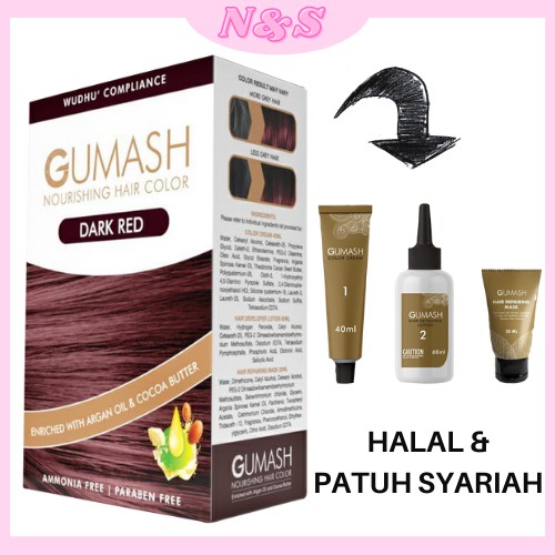 GUMASH HAIR COLOUR Sah Wudhu | Sah Mandi Wajib | Sah Solat Pewarna ...