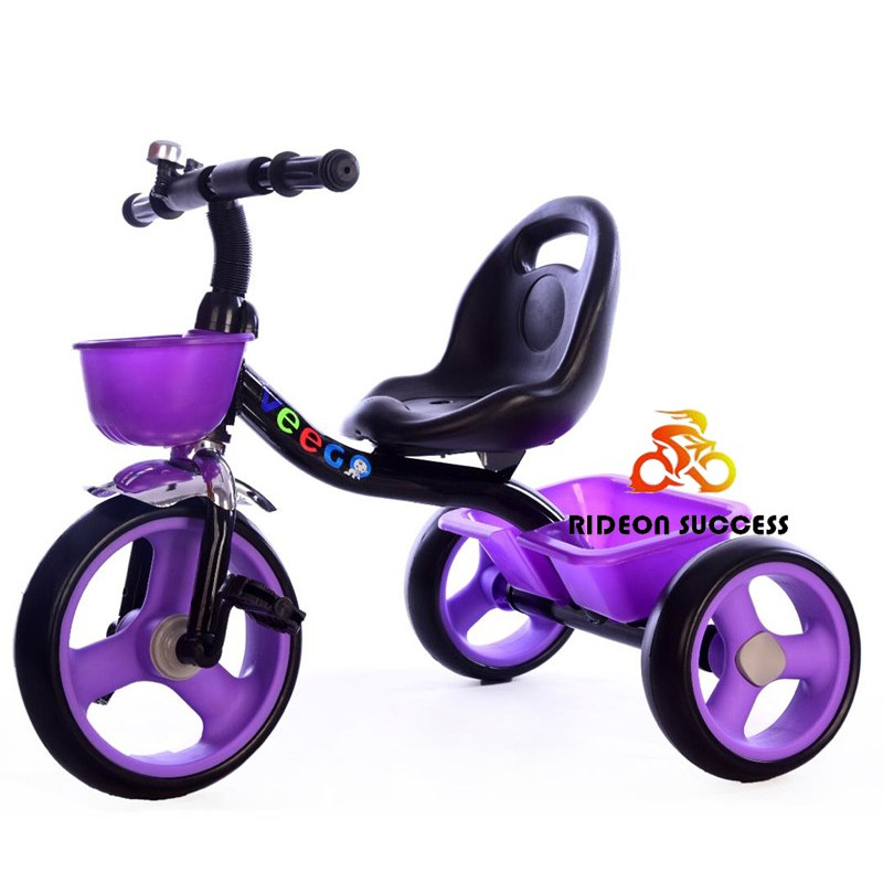 BASIKAL RODA TIGA BUDAK (TRICYCLE) JENAMA VEEGO SESUAI UNTUK 2-5 TAHUN ...