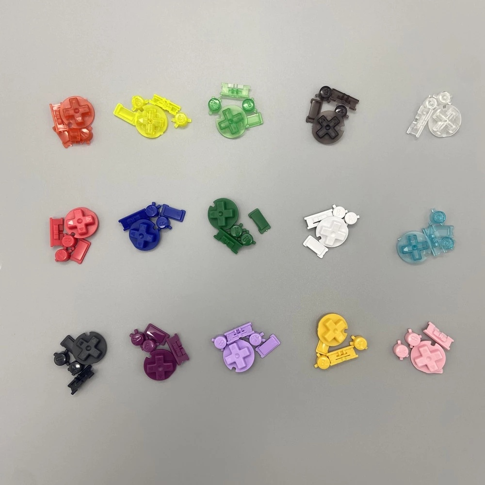 Buy Multi-Color Replacement Keypads L R A B Buttons For Gameboy Advance Buttons Frame For Gba D Pads Power On Off Button E Black