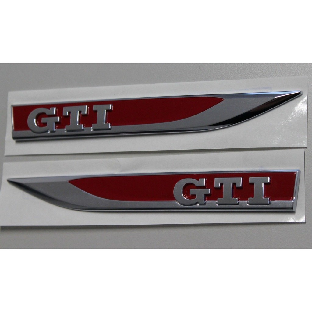 Genuine VOLKSWAGEN GOLF 7 GTI Logo Original Fender Side Emblem Badge ...