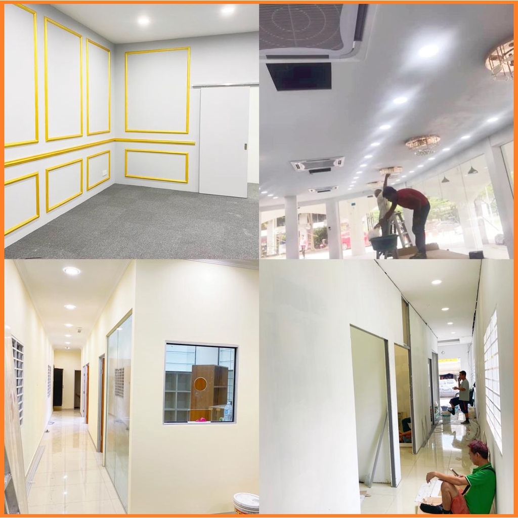 Partition Wall Supply & Install Gypsum Board Renovation for OFFICE ...