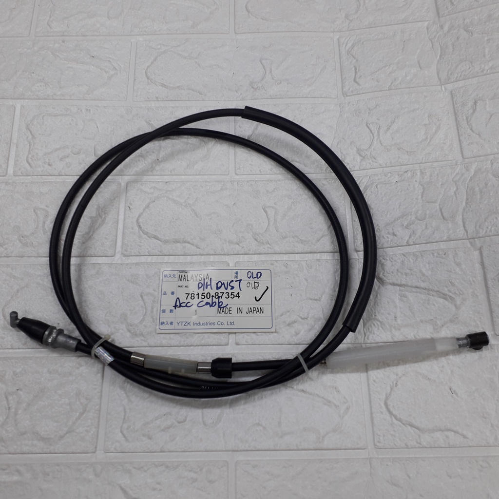 (1PCS YTZK 78150-87354) ACCELERATOR CABLE (MINYAK CABLE) FOR DAIHATSU ...