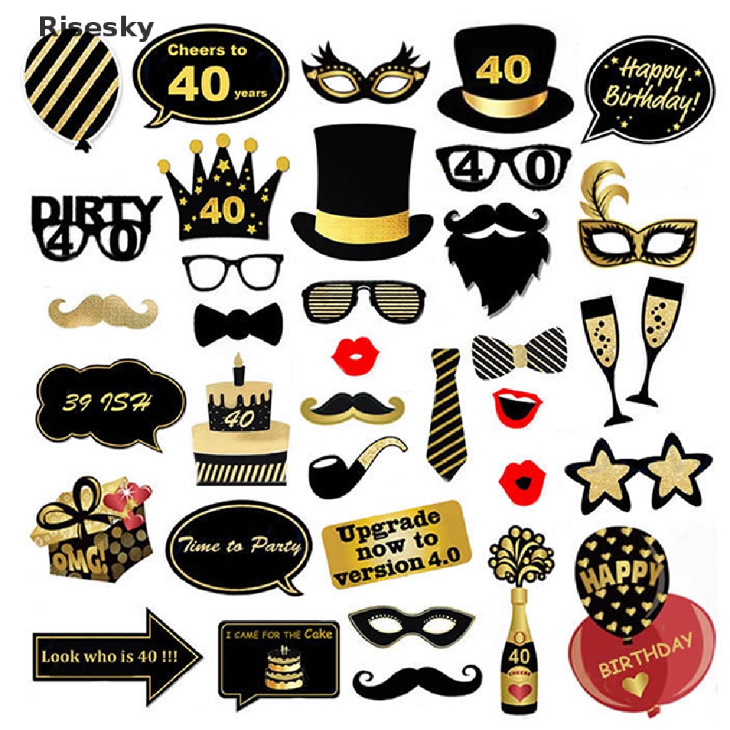 risesky-1set-30-60th-birthday-photo-booth-props-adult-birthday-party-photobooth-props-new