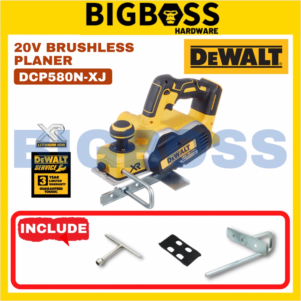Dewalt DCP580N-XJ 18/20V Brushless Cordless Planner   Bare Tool ( Dcp580n Dcp580 ) I.30228176