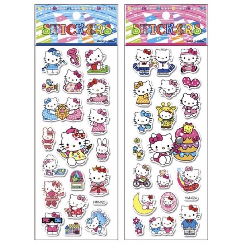 3D Cartoon Bubble Sticker for Kids ，3D Stiker Kanak Kanak，儿童3D黏纸 ...