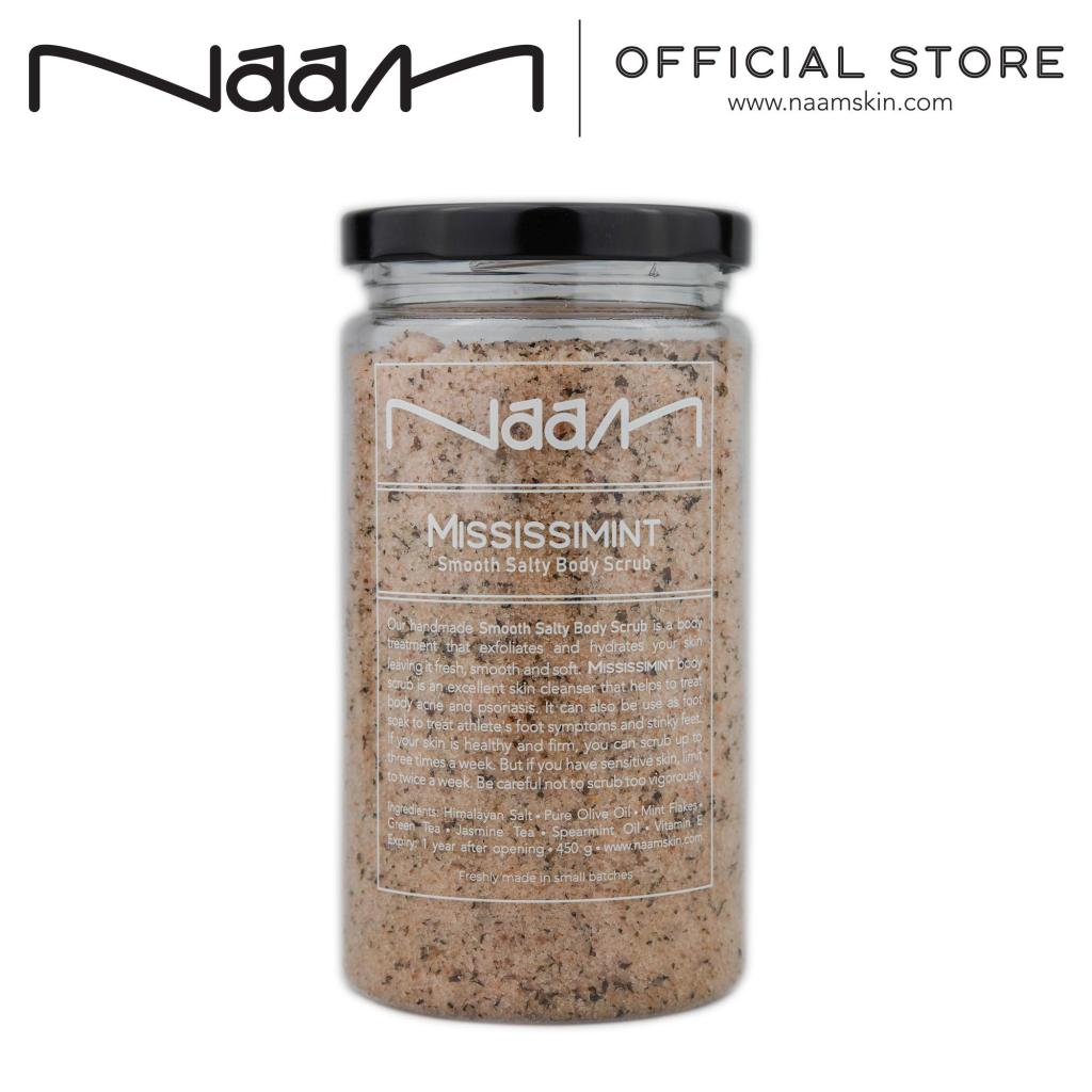 Naam Mississimint Body Scrub • Psoriasis • Body Acne • Smelly Feet
