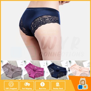 Sexy Lace Panties Seamless Women Underwear Briefs Nylon Silk for