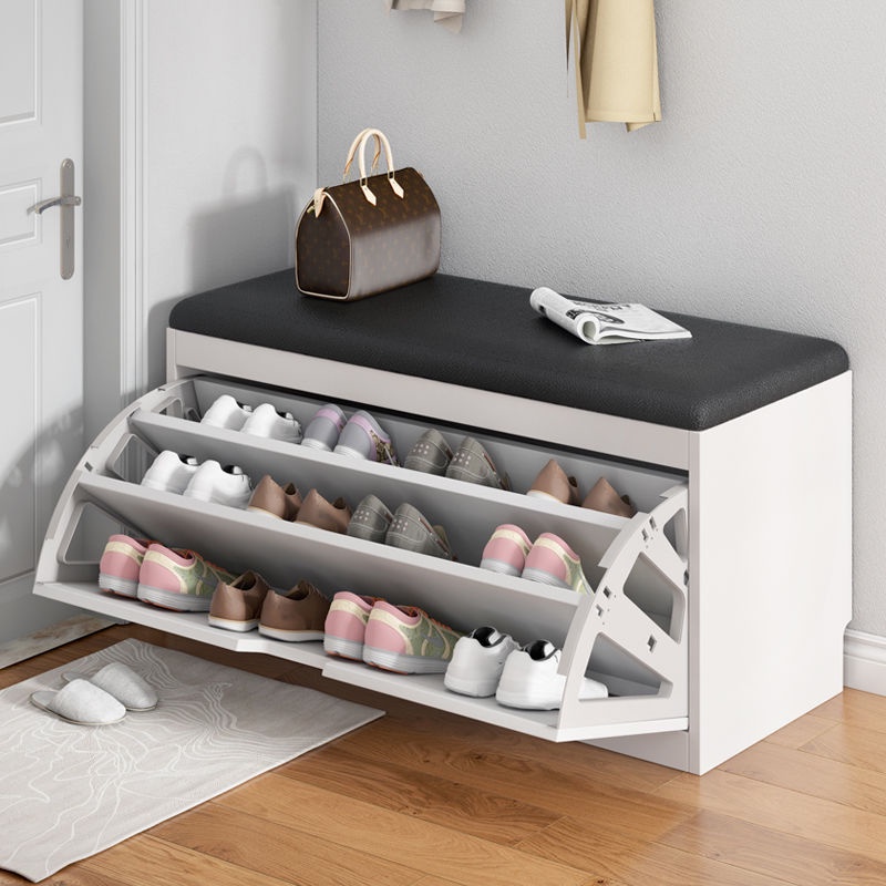 Shoe Changing Stool Simple Modern Economical Tilting Storage Stool Soft ...