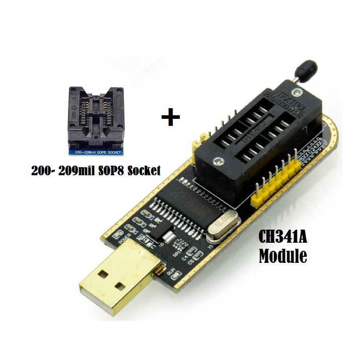 (READY STOCK) CH341A/ CH341 USB Eeprom Flash BIOS Programmer Module ...