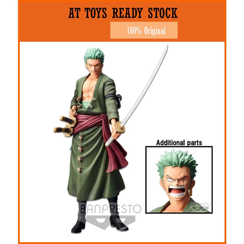 🔥SALES🔥-ORIGINAL-BANPRESTO ONE PIECE GRANDISTA NERO RORONOA ZORO ...