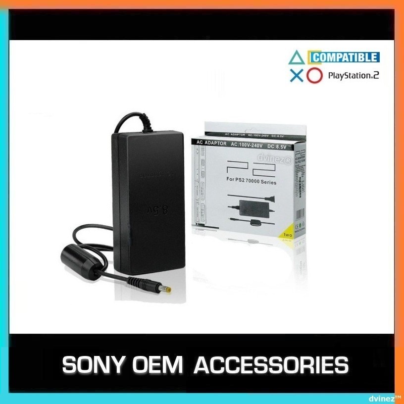 Sony Playstation 2 Slim AC Adapter PS2 70000 90000 Power Supply Wall ...