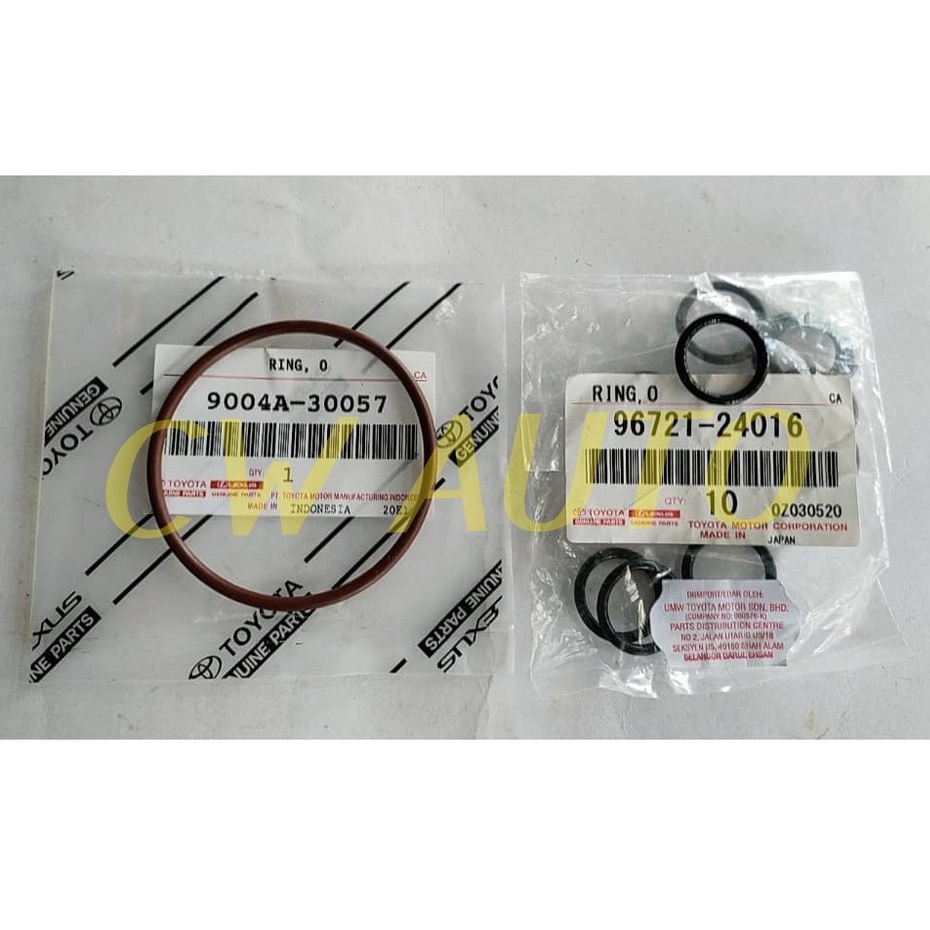 (1SET)100ORIGINAL TOYOTA/PERODUA OIL FILTER HOUSING ORING TOYOTA
