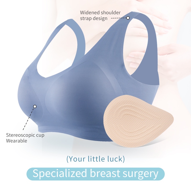 Sexy Postoperative Breast Patient Bra Thin Non-marking Bra Combination ...