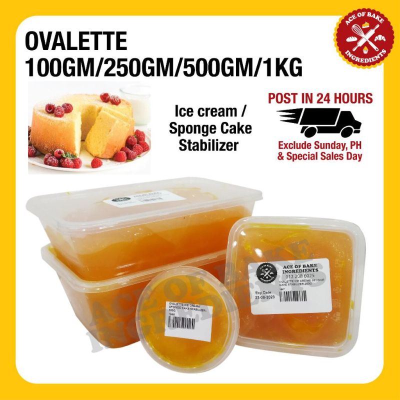 Ovalet/Ovallete Ice Cream/ Sponge Cake Stabilizer100g/250g/500g/1kg