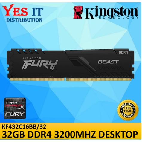 Kingston FURY Beast DDR4 3200 MHz 8 Go CL16