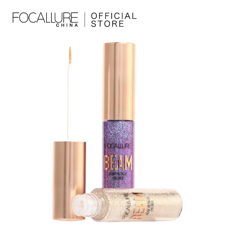 FOCALLURE Glitter Liquid Eyeliner 5 Colours Shopee Malaysia
