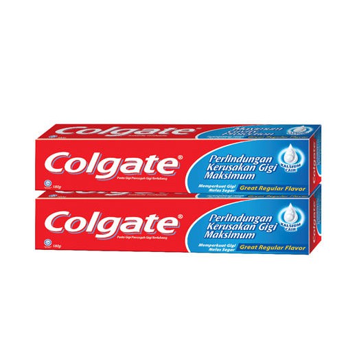 Colgate Toothpaste Maximum Cavity Protection Great Regular (180g ...