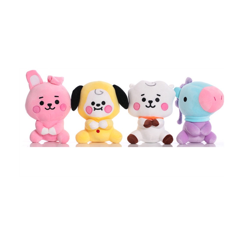 12cm cartoon korea bts plush chimmy cooky koya mang rj shooky tata soft ...