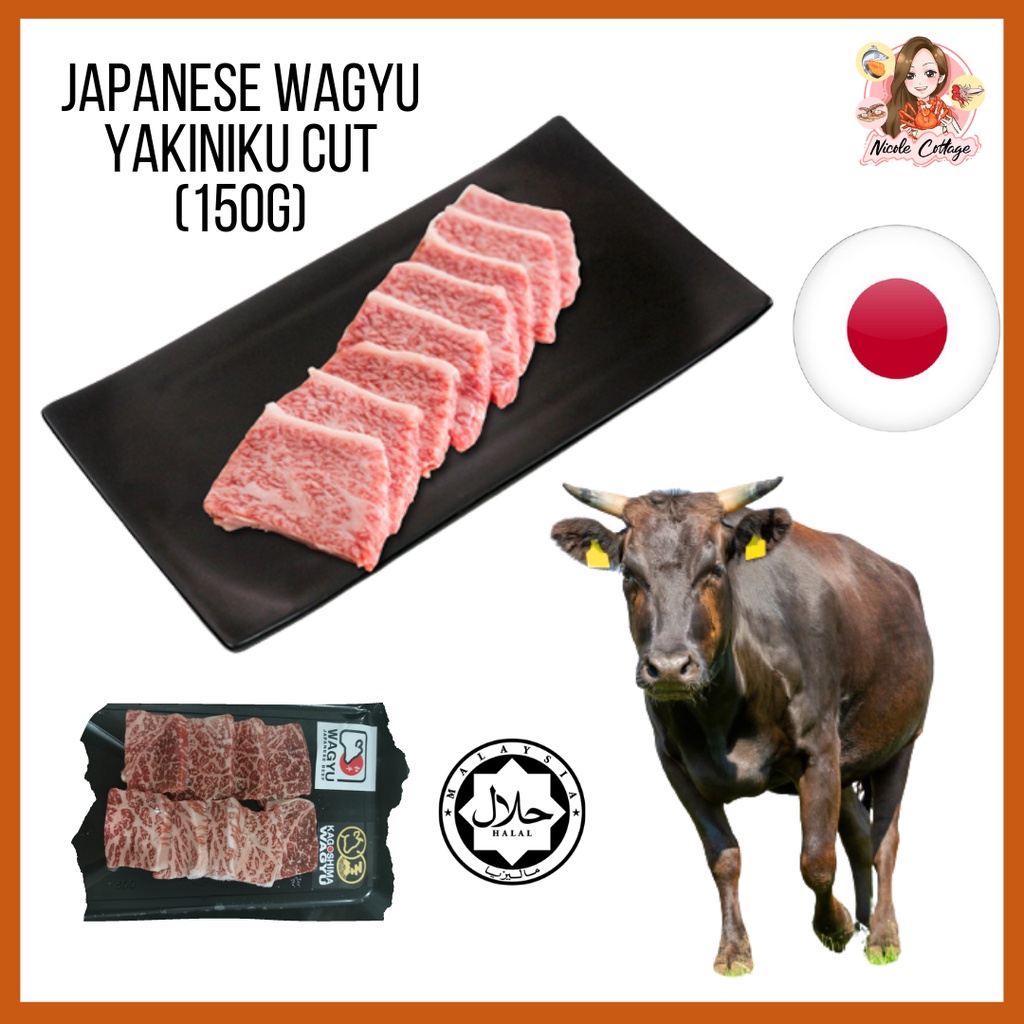 Japanese A5 Wagyu Beef/ Daging Wagyu A5 Halal/BMS10/11 /Yakiniku Cut ...