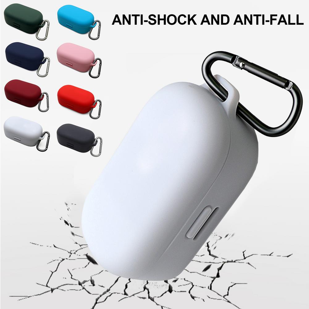 Bose Quietcomfort Earbuds Bluetooth Headset Protector Cover Shockproof Silicone Case With Hook