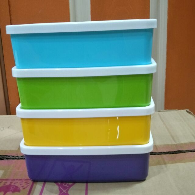 Tupperware Large Square Away 620ml(4)pcs) | Shopee Malaysia