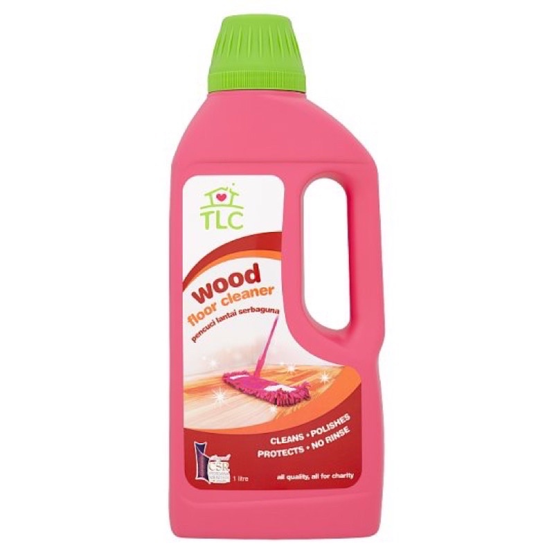 TLC Wood Floor Cleaner Pencuci Lantai Serbaguna 1 Litre Shopee Malaysia