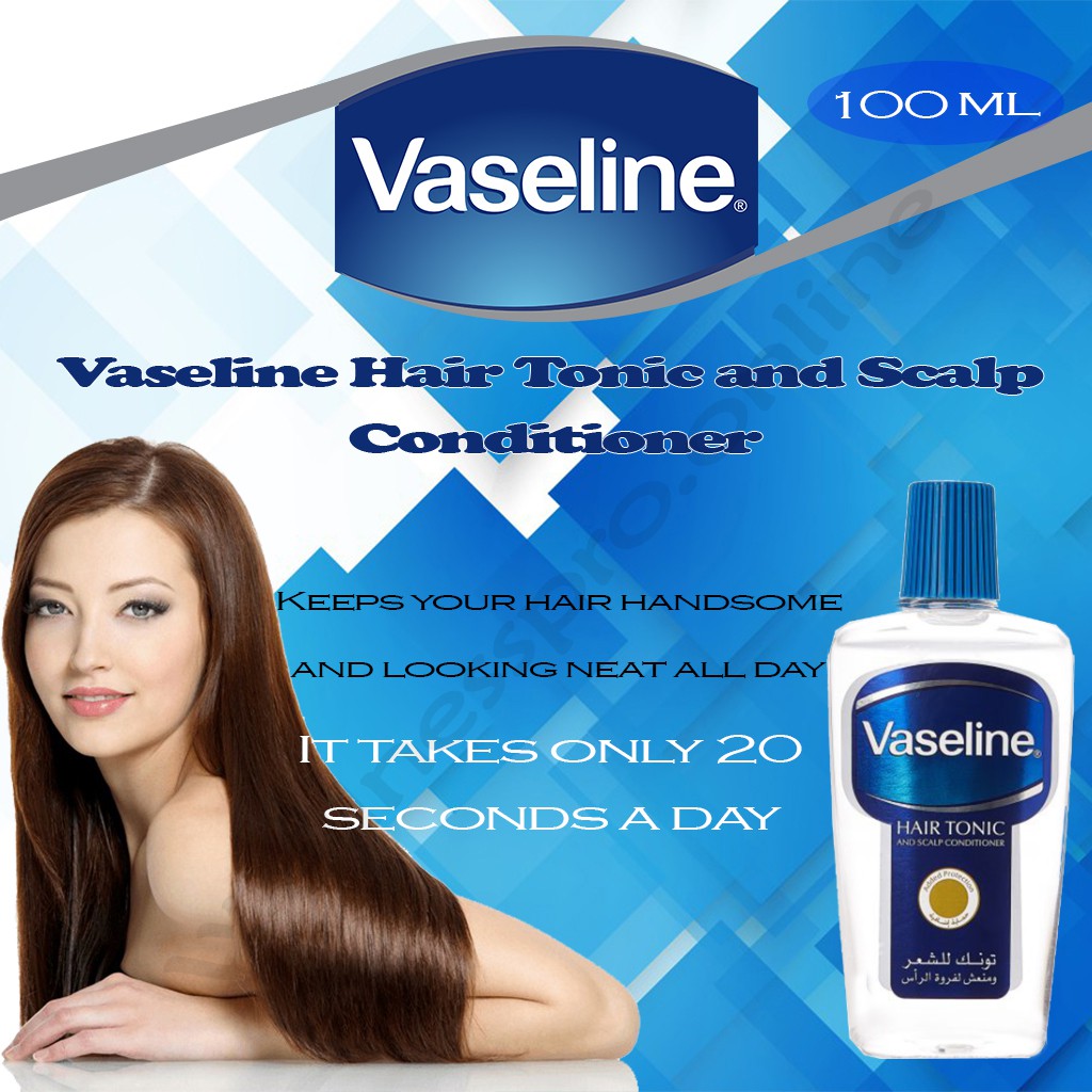 Vaseline Hair Tonic and Scalp Conditioner 100ml Shopee Malaysia