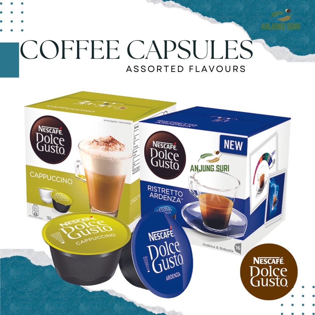 Nescafe Dolce Gusto Capsules Americano Cappuccino Skinny Cafe Au Lait