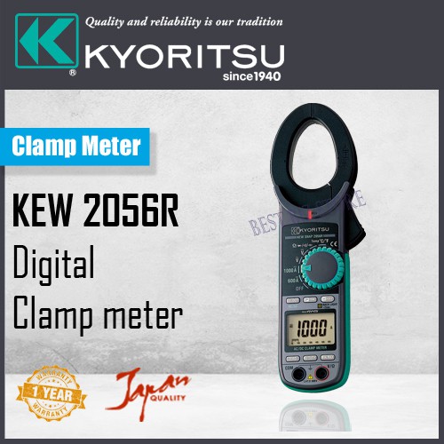 Kyoritsu KEW 2056R AC/DC Digital Clamp Meters (Original) Shopee Malaysia