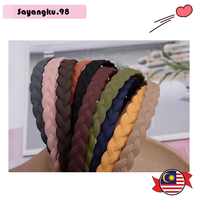 1PCS Matte Color Simple Hair Head Band Cekak Rambut Korean Style ...