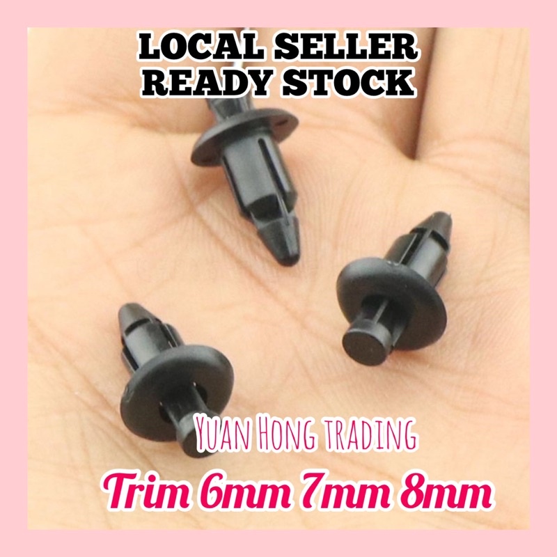 (20pc) Clip Rivet Y15 R25 R15 RS150 LC135 NVX NMAX XMAX VARIO VF3i ...