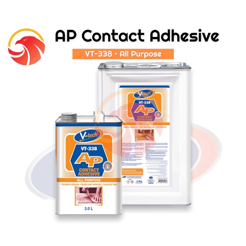 VTech VT338 AP Contact Adhesive 3L Formica SolventBased For