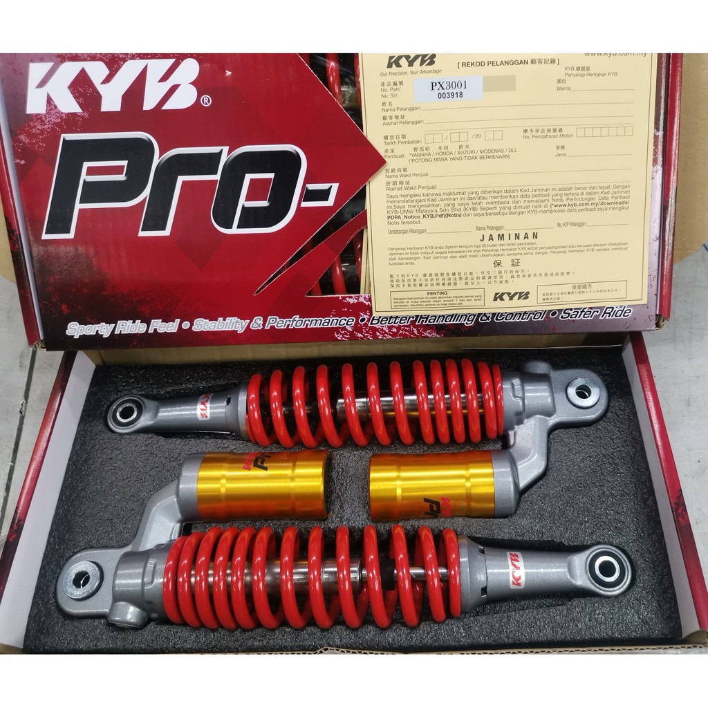 KYB ABSORBER HONDA PRO-X DASH 110 ALPHA WAVE FUTURE (320MM) | Shopee ...