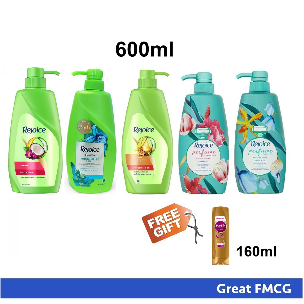 head and shoulder head shoulders hair shampoo Rejoice Shampoo 600ml
