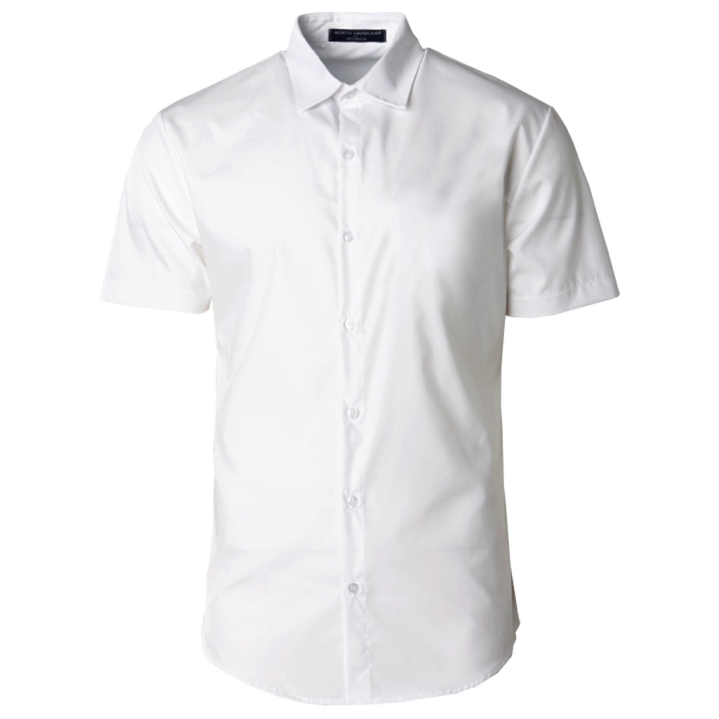 NORTH HARBOUR Business Shirt Premium Oxford Short Sleeve - Black ...