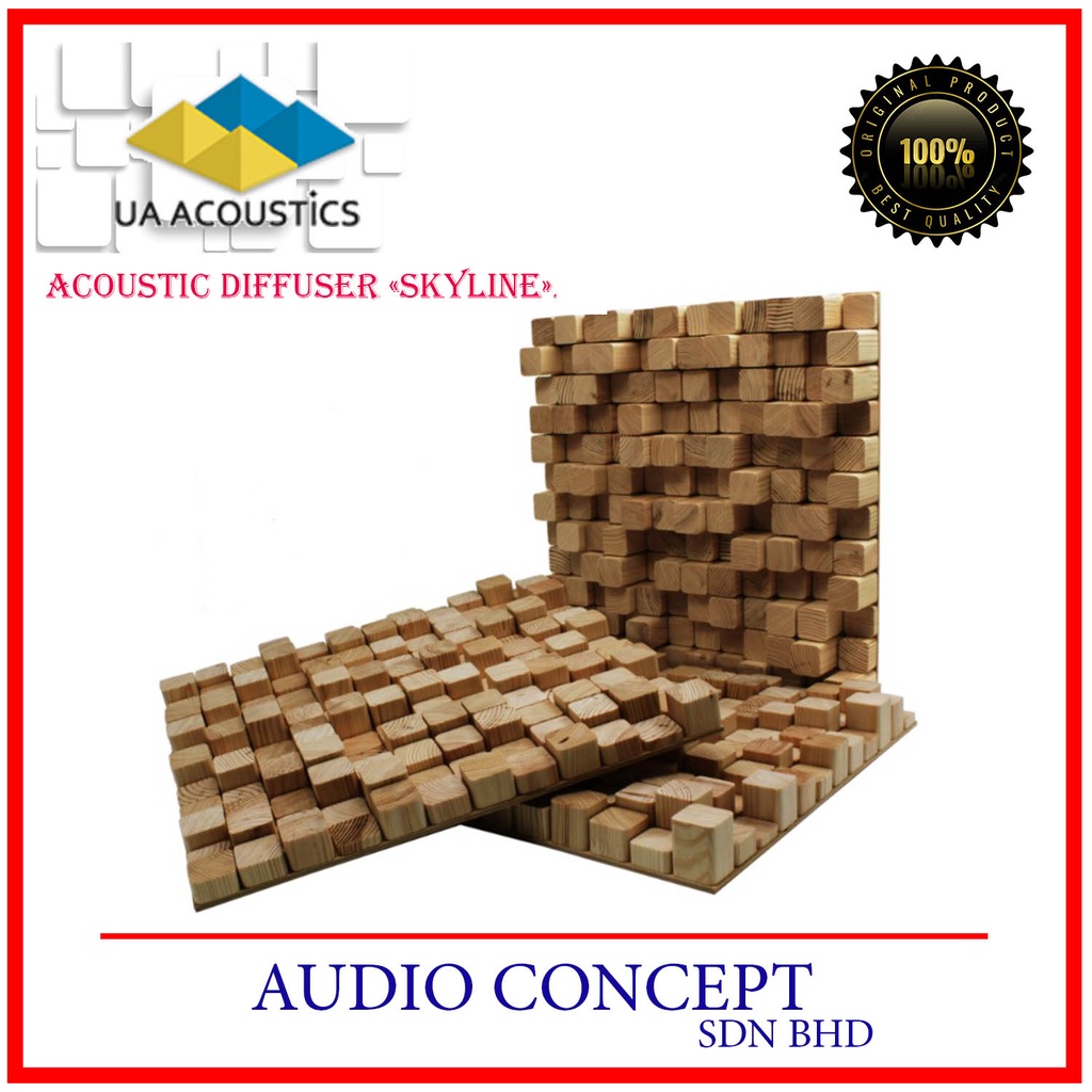 UA Acoustic Diffuser «Skyline» | Shopee Malaysia