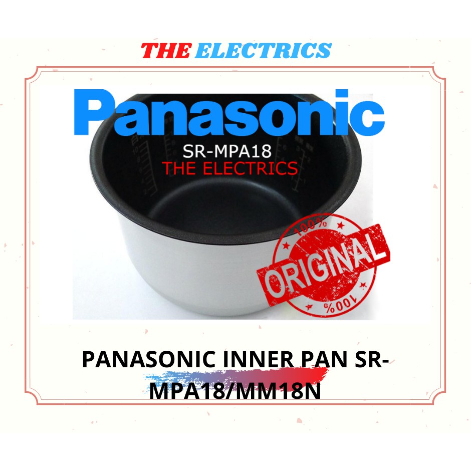 [SPARE PARTS] PANASONIC ORIGINAL 1.8L RICE COOKER INNER PAN SRMPA18