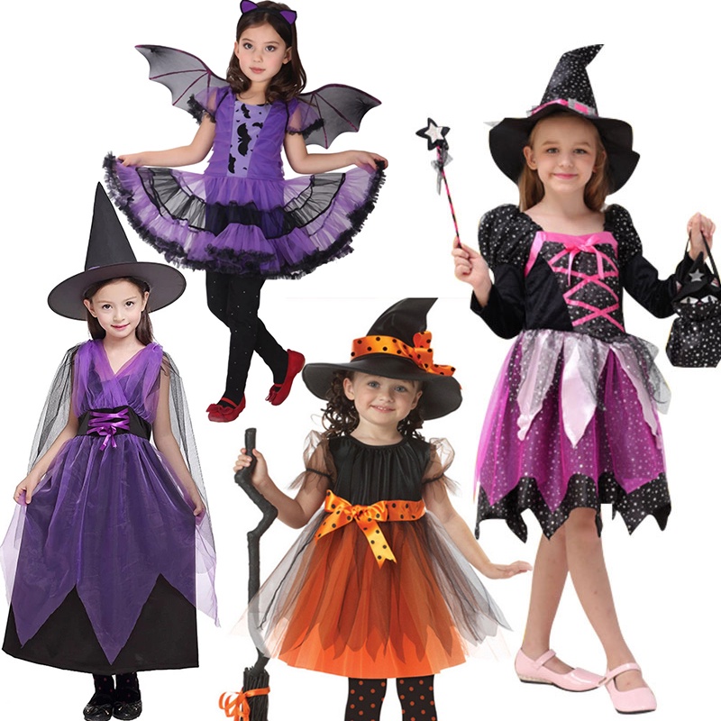 Baby Girls Halloween Witch Costume