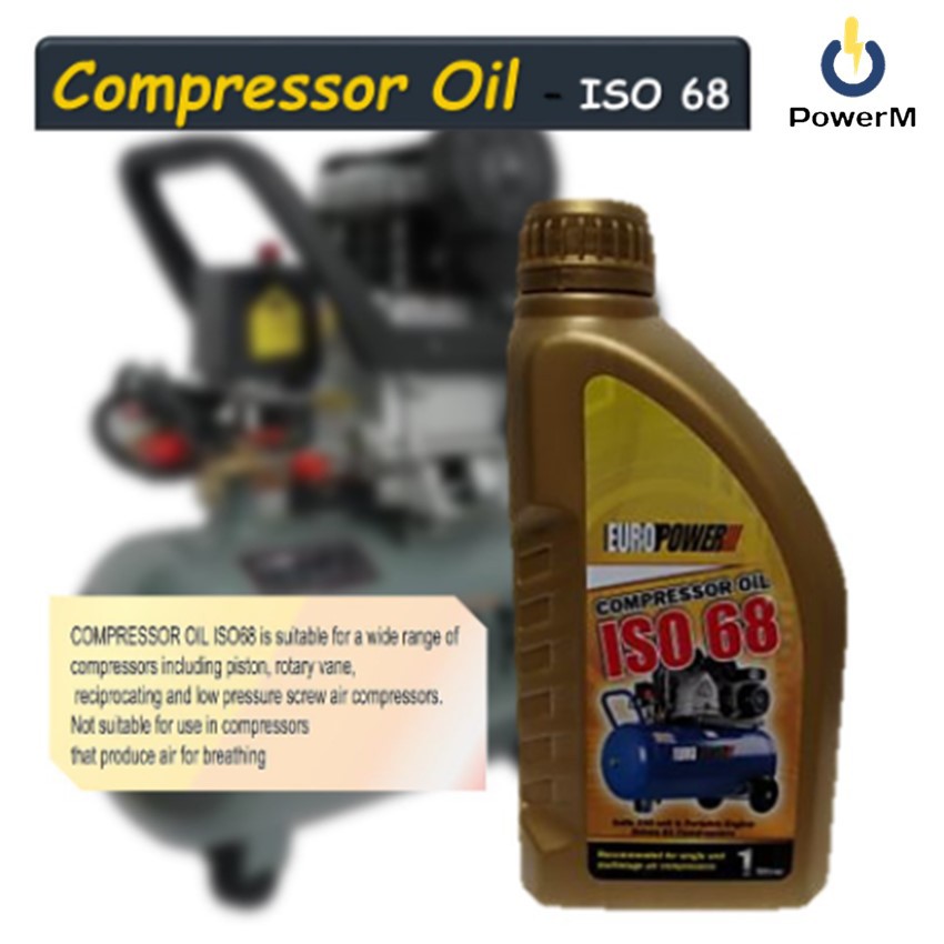 Eurox Europower Compressor Oil ISO 68 (1000ml) Shopee Malaysia