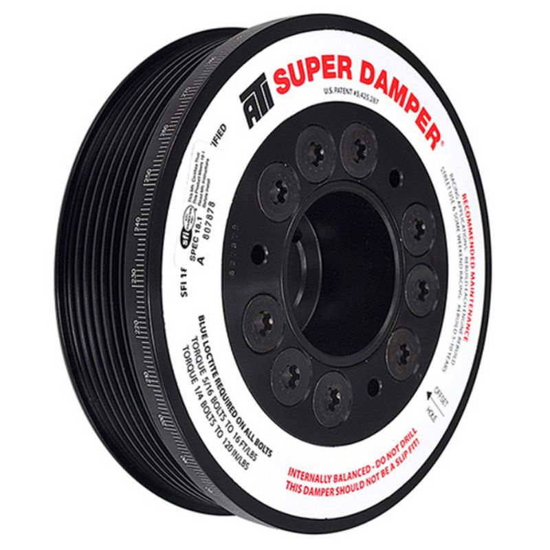 ATI Super Damper Crank Pulley Evo 10 , 2JZ, K20 /K24, Bseires, 2zz