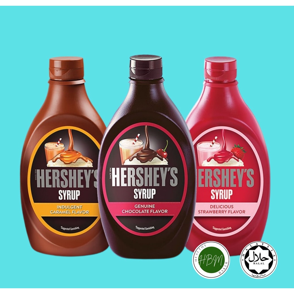 Hershey Syrup Chocolate Caramel Strawberry Syrup 650gm Hersheys Chocolate Syrup 650gm 