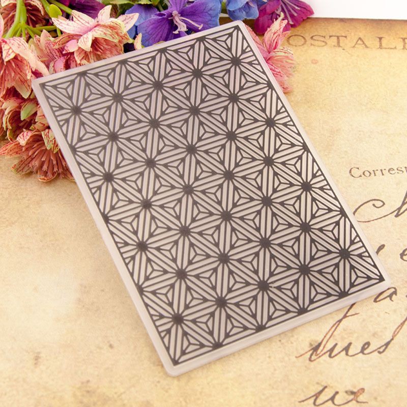 ST Plastic Embossing Folder Template DIY Scrapbook Photo Album Card ...