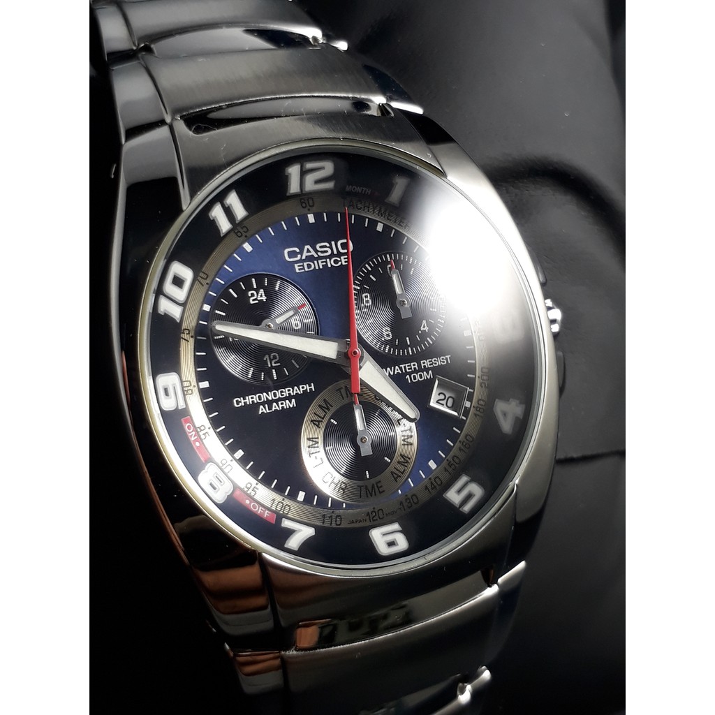 Timemax 100 ORIGINAL CASIO Men Watch ELEGANCE BLUE EF 510 Shopee Malaysia