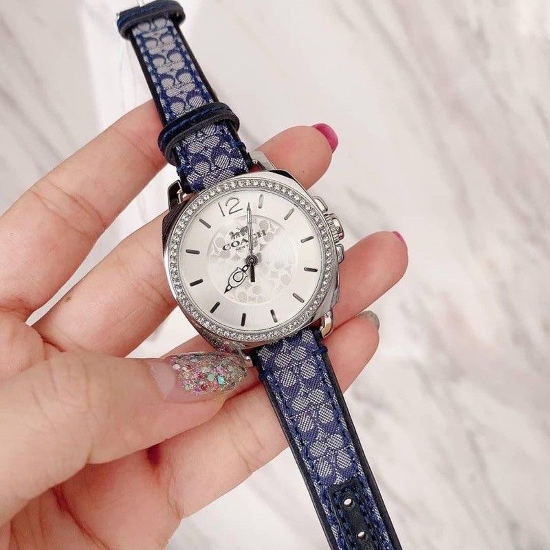 Blue coach outlet watch