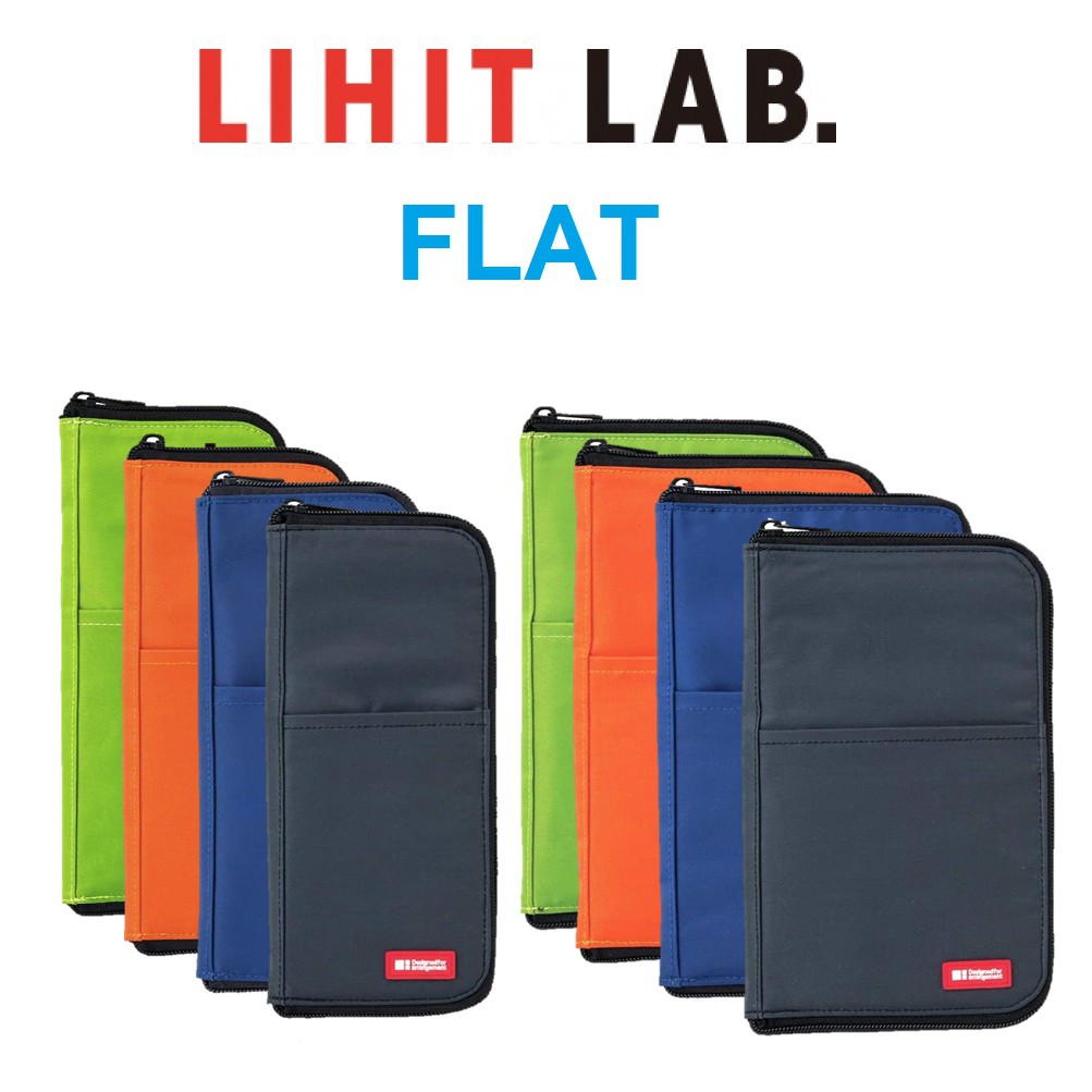 Original Lihit Lab Pen / Pencil Case Flat type New release Wide Thin A76526 A765324 Shopee