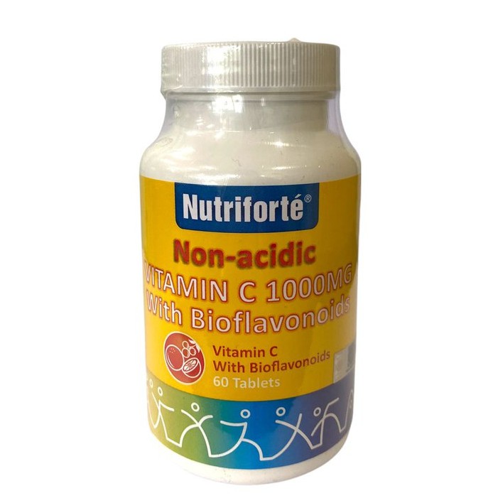 NUTRIFORTE Nonacidic Vitamin C 1000mg with Bioflavonoids Tablet 60s